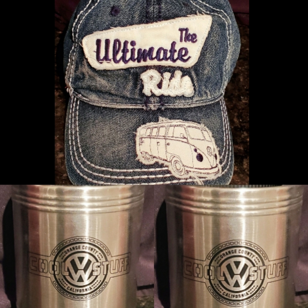 Volkswagen Hat and Two Koozies Lot